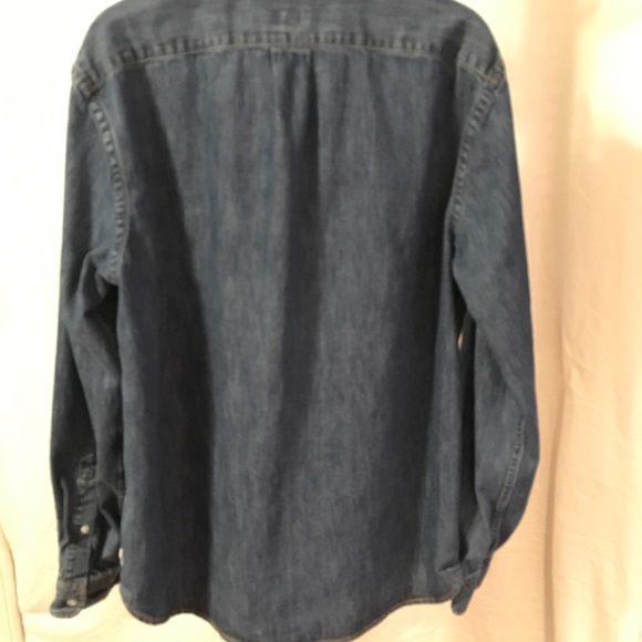 JCrew Mens buttondown denim shirt- XL-EUC⭐️ - Picture 5 of 7